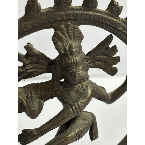 81 - Small brass figure of Hindu deity Shiva