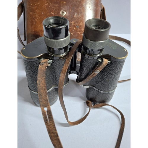 189 - WWI era Carl Zeiss Jena 7 x 50 binoculars in original case