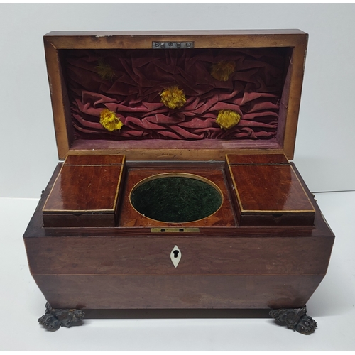 225 - A fine quality tea caddy