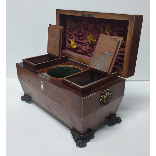 225 - A fine quality tea caddy