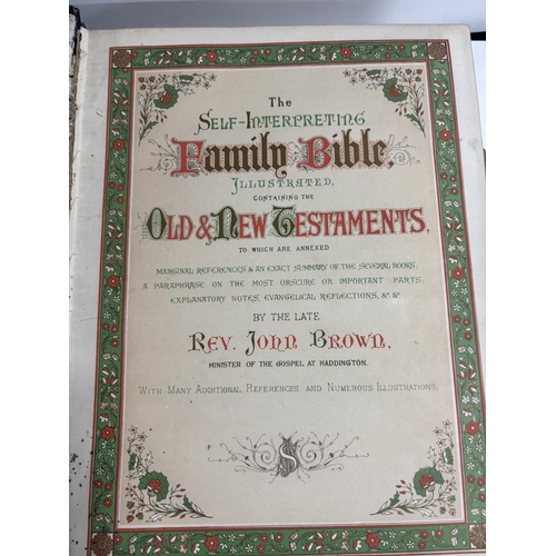 248 - Holy Bible by Rev John Brown 19th century