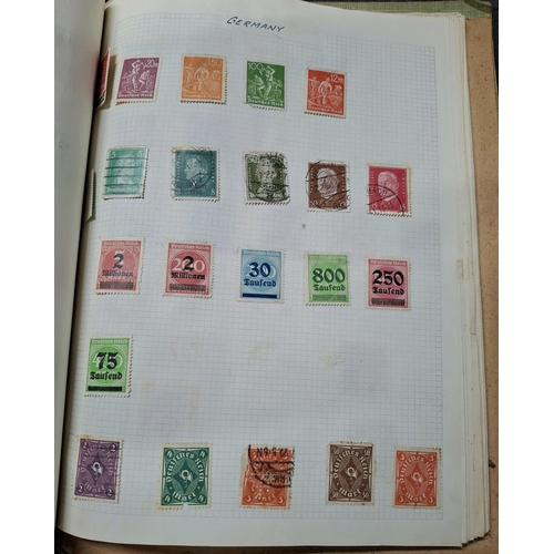 258 - Four various albums containing GB and world stamps with good quantity of China together with some lo... 