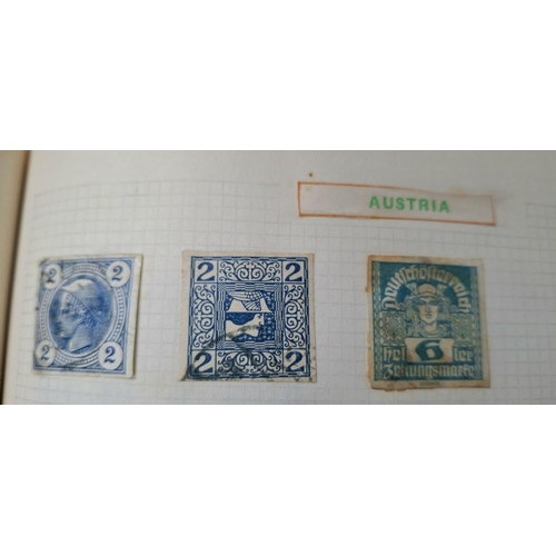 258 - Four various albums containing GB and world stamps with good quantity of China together with some lo... 