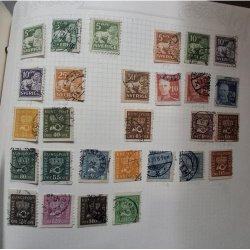 264 - Black boxed stamp album containing a large quantity of Scandinavian and Baltic countries used 19thC ... 