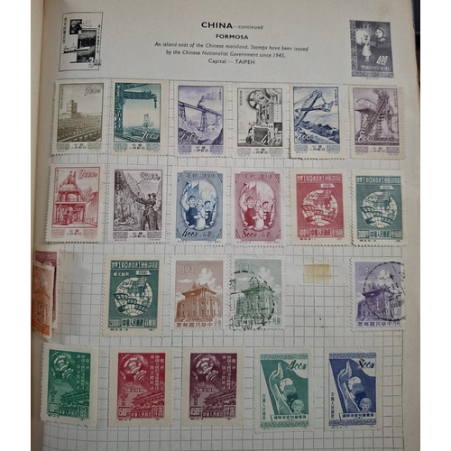 268 - Old Stanley Gibbons Swiftsure album containing a large quantity (1000+) of workd stamps with a good ... 