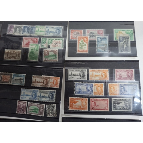 287 - Sixteen KGVI mint/unused Commonwealth sets, mainly islands, Jamaica, Cayman Islands, Pitcairn Island... 