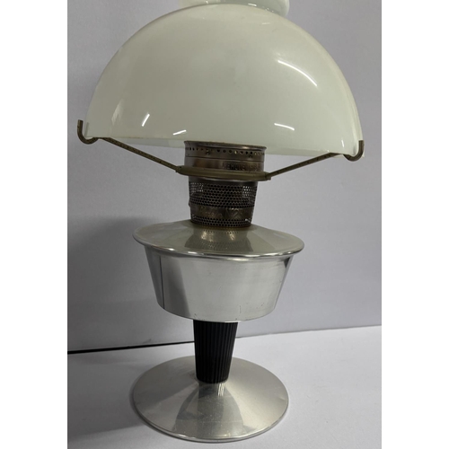 322 - Metal Oil lamp including White shade