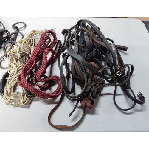 334 - Selection of Equestrian harnesses, stirrups etc. (Qty)