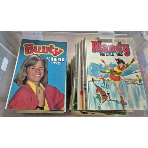 342 - Large collection of 1970s girls annuals and encyclopedias (Qty)