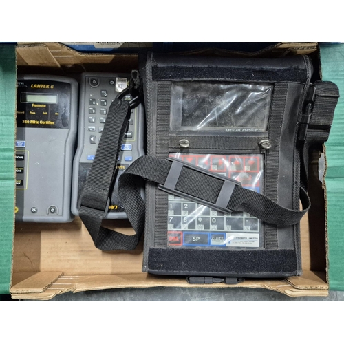 346 - Four boxes of various tools and electrical testing equipment (Qty)