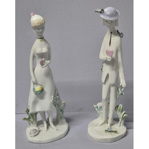 376 - Pair of Rosenthal of Germany figurines (2)