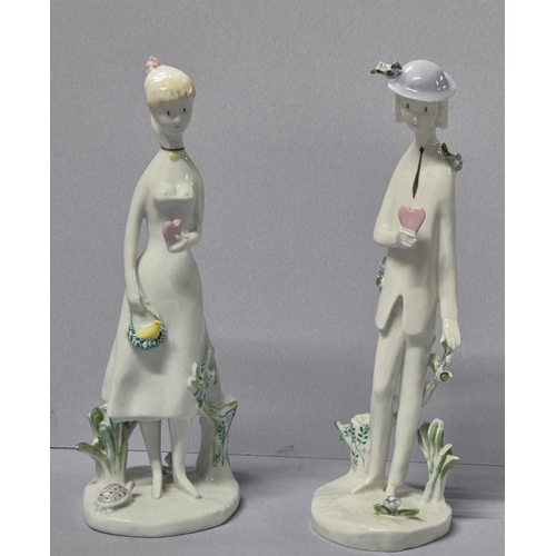 376 - Pair of Rosenthal of Germany figurines (2)