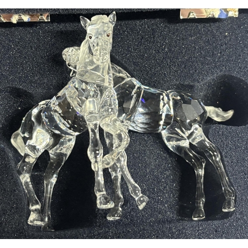 388 - Boxed Pair of horses by Swarovski