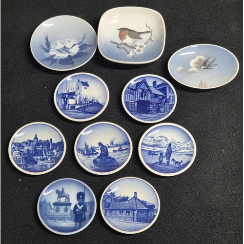 401 - Ten small Royal Copenhagen pin dishes (10)