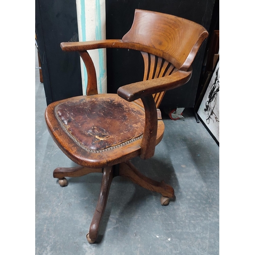 461 - W.A. & Co. Ltd, Antique Captain's chair