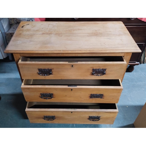 465 - Antique Pine chest of drawers