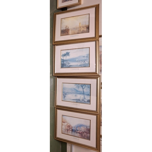 495 - Quantity of well framed Turner prints (12)