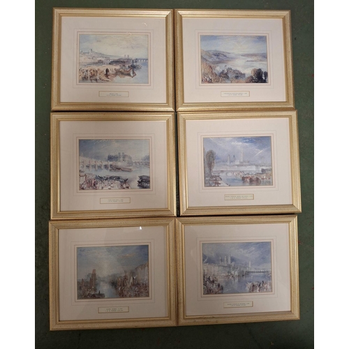 495 - Quantity of well framed Turner prints (12)