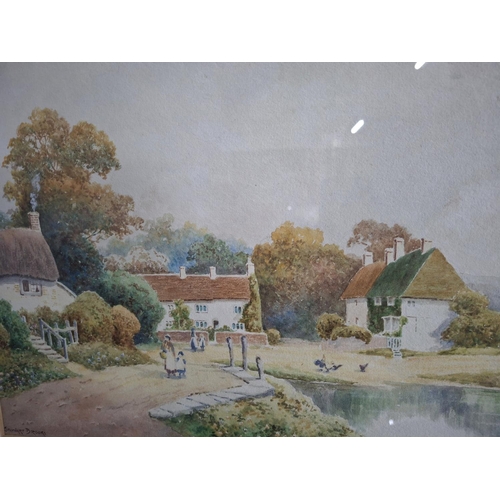 497 - Pair of Stewart Brookes early 20thC watercolours, entitled 