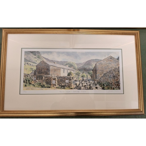 498 - Three large Graham Carver, signed limited edition Cumbrian landscapes (3)