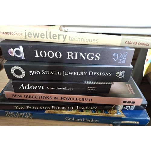 270 - Quantity of hard-back books relating to jewellery & ring design and making (Qty)