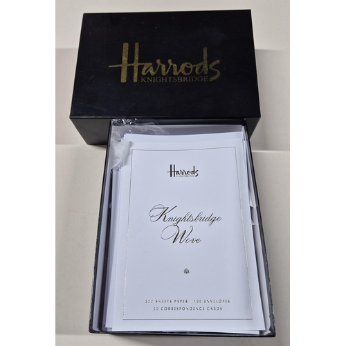 275 - Complete box of Harrods of Knightsbridge writing paper and envelopes