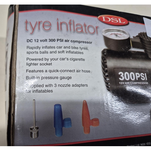 291 - Boxed, DSL tyre inflator