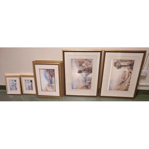 421 - Quantity of well framed Turner prints (12)