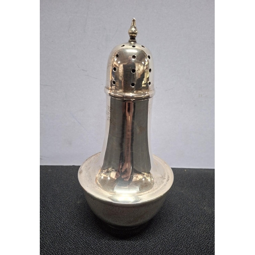 1 - Birmingham 1932 silver sugar caster,

approx 135 grams