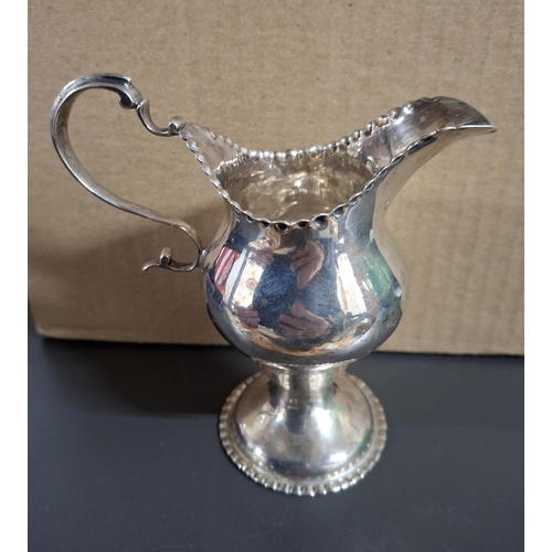 12 - Georgian 1781 London silver cream jug,

approx 75 grams