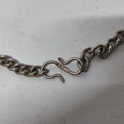 35 - Collection of chains and a ring, all 925 Silver, 31 grams gross (Qty)