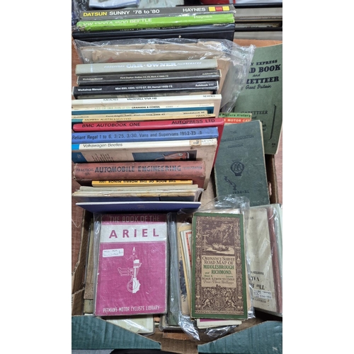 161 - Large quantity of 20thC books, all relating to cars including many car manuals etc (Qty)