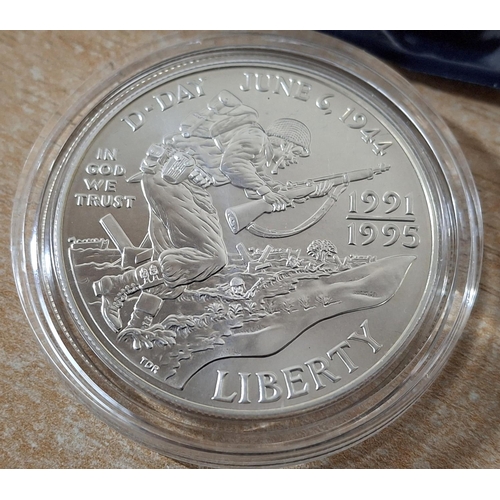 173 - US D-Day 1993 silver $1,

26.73 grams