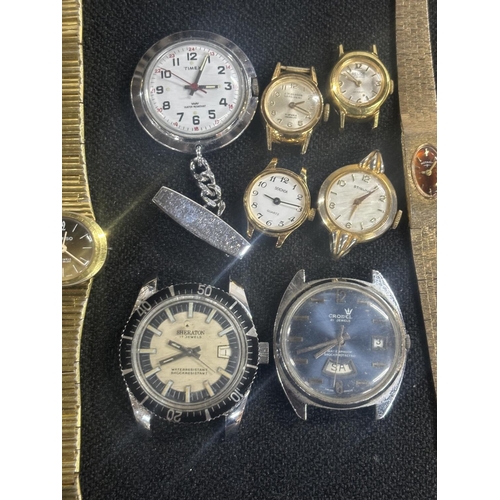 176 - 2 Watches with watch faces including Rotary and Cronel