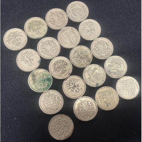 180 - £20 in old pound coins