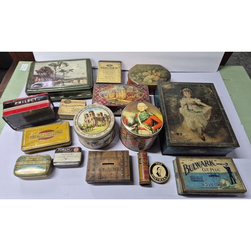 190 - Quantity of various mid 20thC metal tins (Qty)