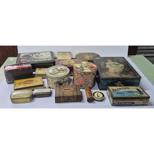 190 - Quantity of various mid 20thC metal tins (Qty)