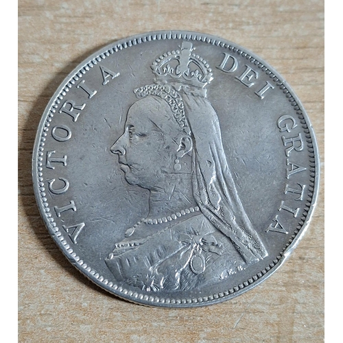 223 - Queen Victoria jubilee head 1890 double florin - VF,

22.62 grams