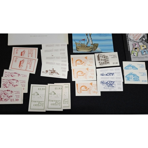 276 - Collection of late 20thC Guernsey booklets, prestige booklets, and annual stamp packs for 1984, 1999... 