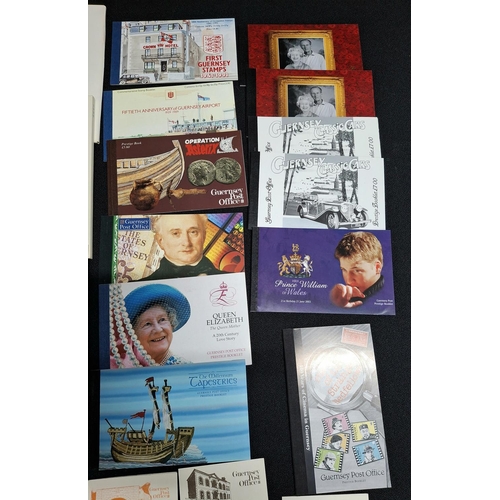 276 - Collection of late 20thC Guernsey booklets, prestige booklets, and annual stamp packs for 1984, 1999... 