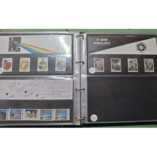 295 - Album of approx 65 GB stamp sets, mid-late 1980s to 1990 (approx 65 sets)