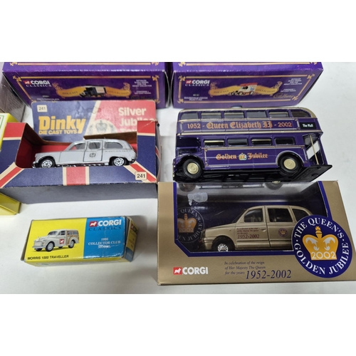 316 - Mainly Boxed Corgi cars including Cadbury and Sunday times and a Boxed Dinky