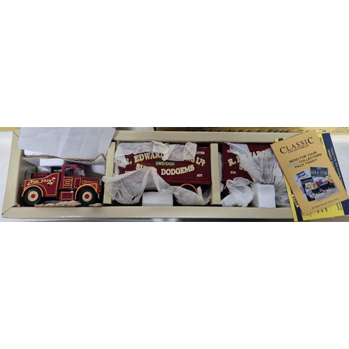 317 - 5 Boxed Corgis including Atkinson open pole set truck