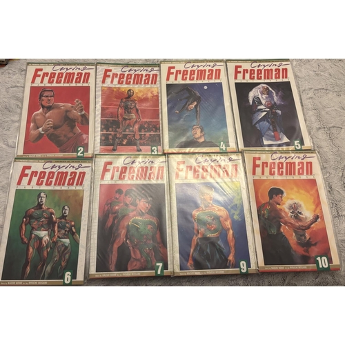 330 - 6 Crying Freeman Comics 2,3,4,5,6,7,9,10 with 8 Batman and Catwoman Paperback including Catwomen Def... 