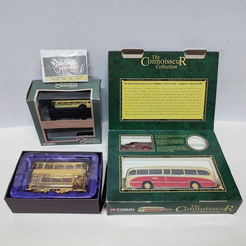 327 - 3 Boxed corgi items including The Connoisseur Collection