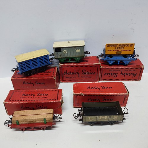 329 - Five Hornby carriages including Robert Hudson of Leeds, light Railway Engineers, all in original box... 