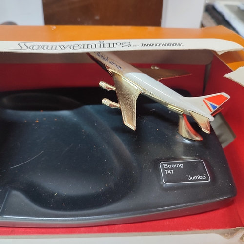 357 - Collection of miscellaneous items to include a Matchbox Boeing 747, Acme whistle, Smiths clock etc. ... 