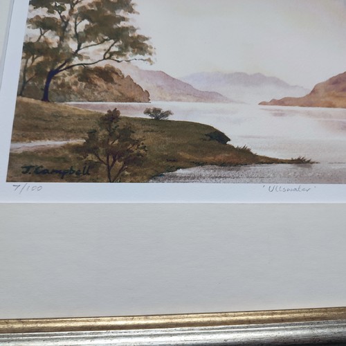 261 - J.Campbell 7/100 Ullswater Print