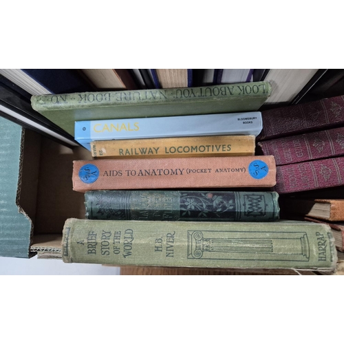 256 - Eclectic mix of old books to more mordern ranging from a History of Nelson, Moby Dick to the life of... 