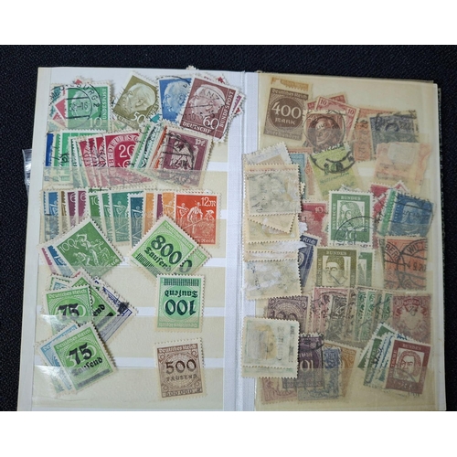 288 - Two small albums full of world stamps including a large quantity of 19th and early 20thC examples, l... 